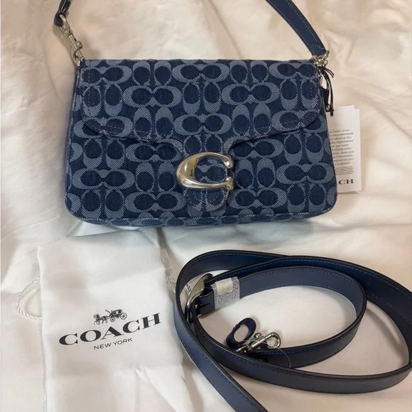 COACH
Soft Tabby Shoulder Bag In Signature Denim 
with Silver Accent - Picture 14 of 15